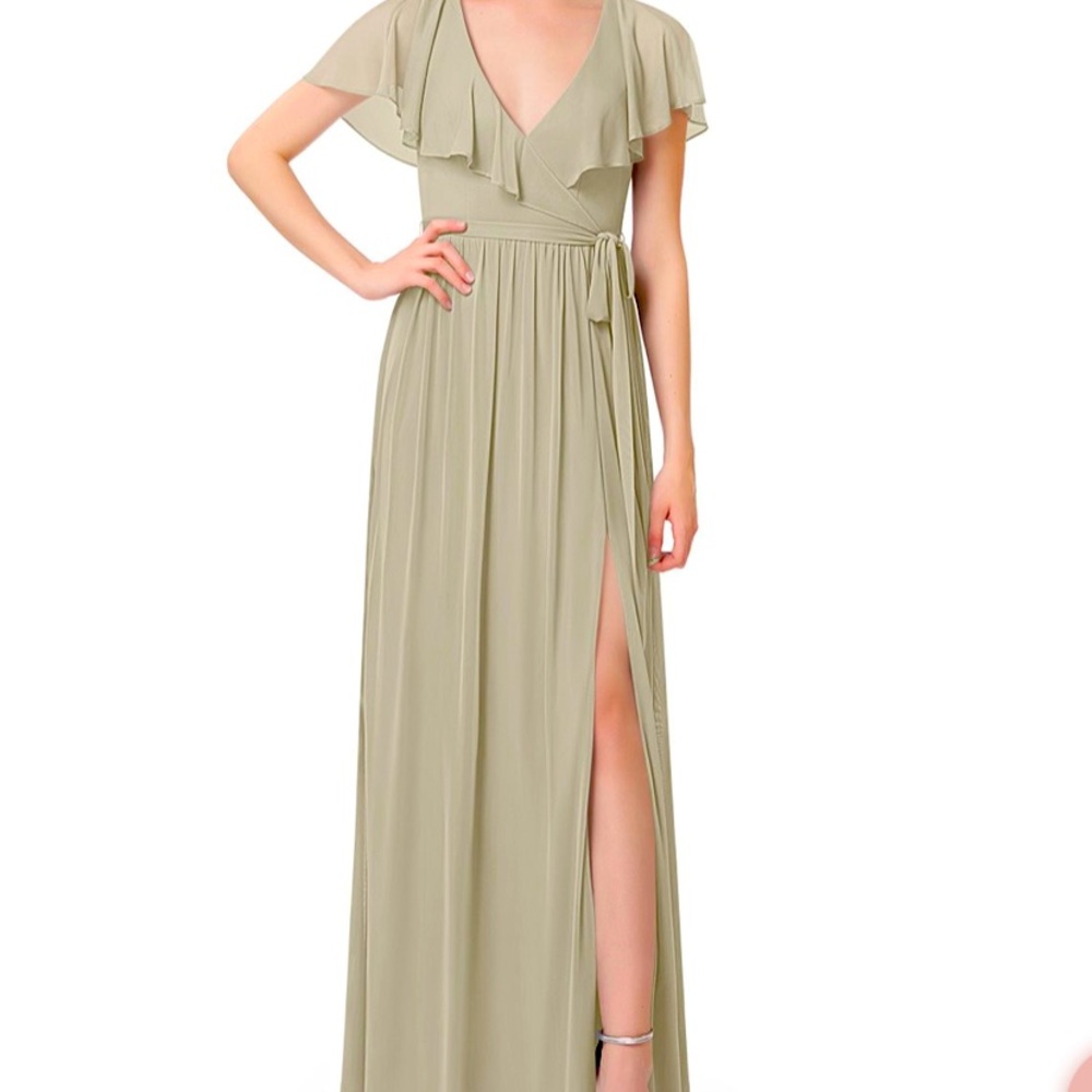 Azazie Taupe Bridesmaid Dress